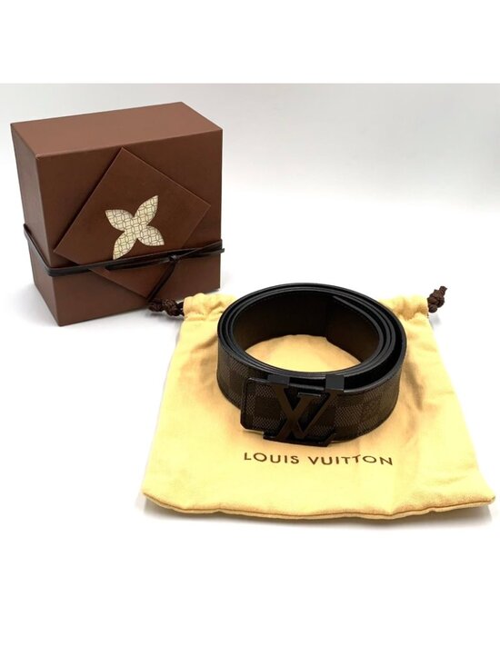 Louis Vuitton Ceinture LV Initial Leather Black Belt main image 5